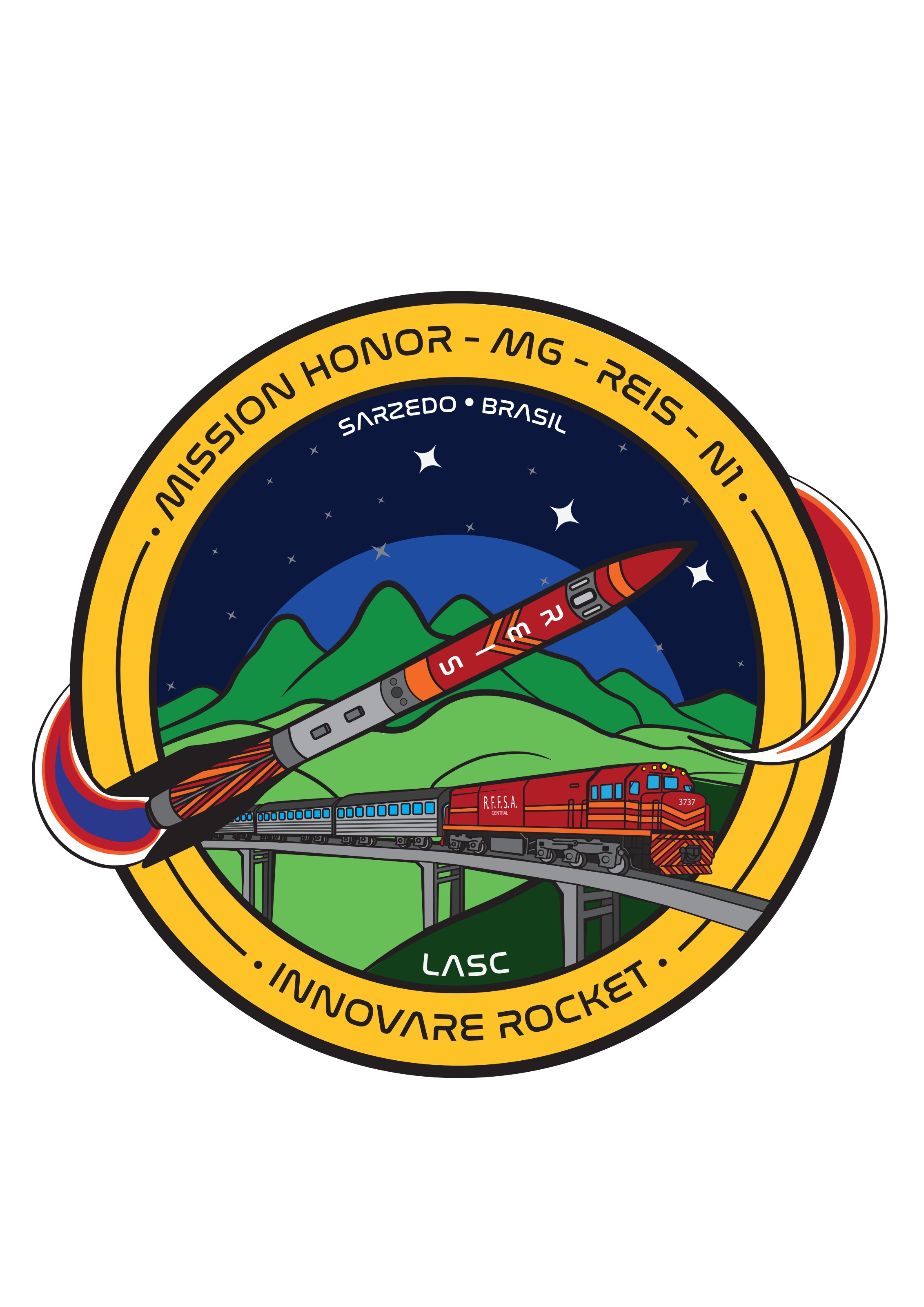 Cada símbolo carrega uma missão: a história por trás dos patches da Innovare Rocket